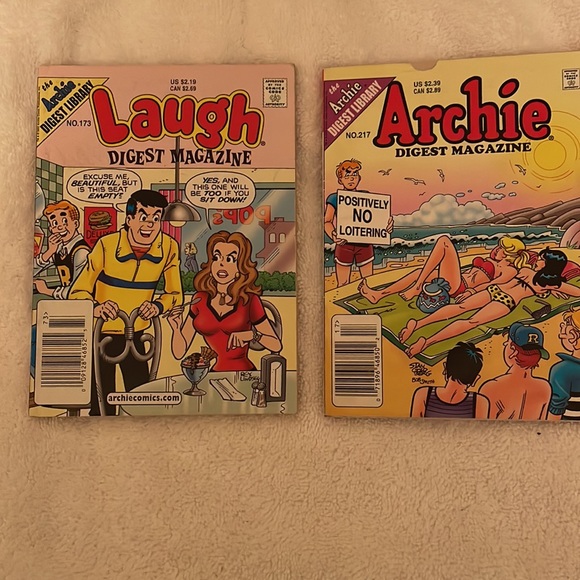 Vintage lot of 18 Archie Digest Library various titles see photos.Used condition - Picture 6 of 6